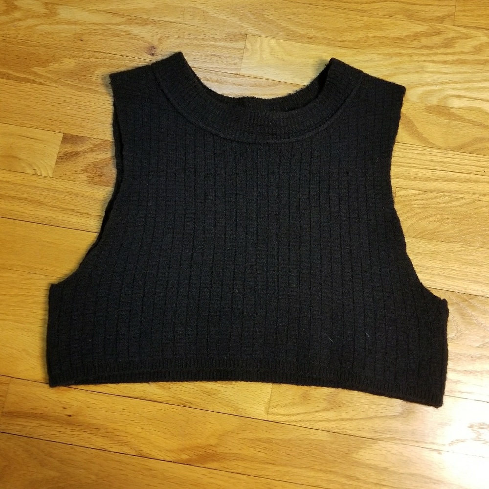 Free people knit cropped sweater